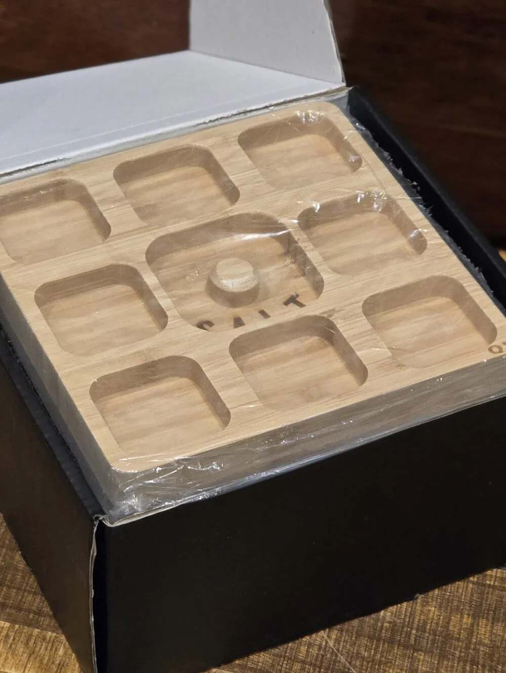 Groomsmen Gifts Shot Glass Set of 8 with Wooden Serving Tray | 2 oz Square Shot